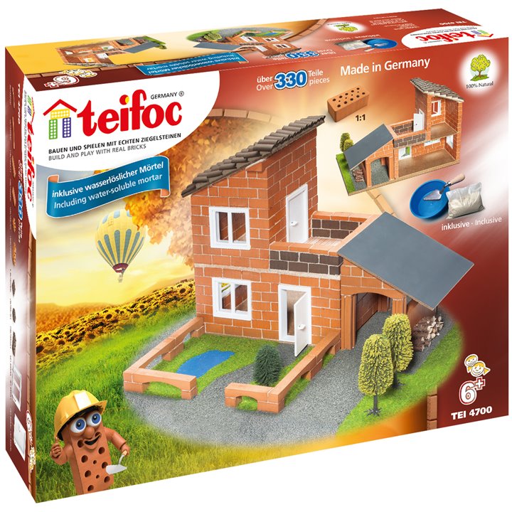 Bouwdoos - villa met garage - 330 onderdelen